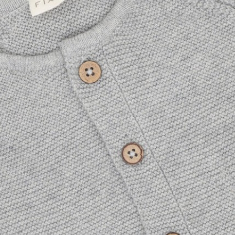 Cardigan Tricot - Gris | Fixoni