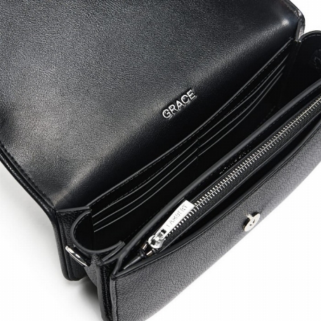 Le GRACE - Sac à main 3-en-1 en cuir vegan - Noir | Lambert