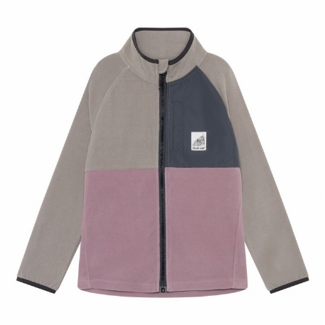 Veste de polar - Colorblock - Rose | Color Kids