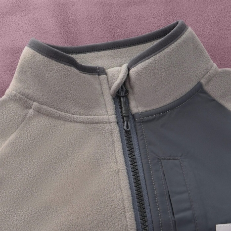 Veste de polar - Colorblock - Rose | Color Kids