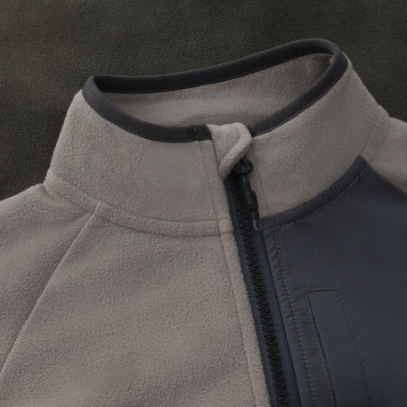 Veste de polar - Colorblock - Vert forêt | Color Kids