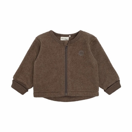 Veste à manches longues - Pépite de chocolat | Minymo