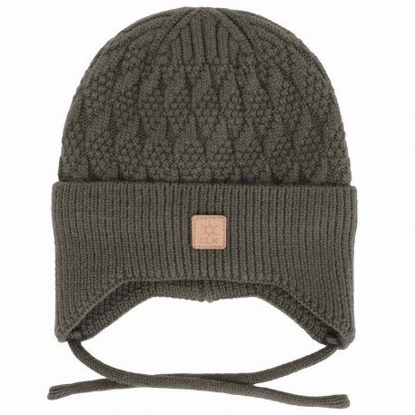 Bonnet en tricot doux au toucher - Mousse | Calikids