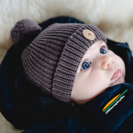 Bonnet en tricot - Moka | Calikids