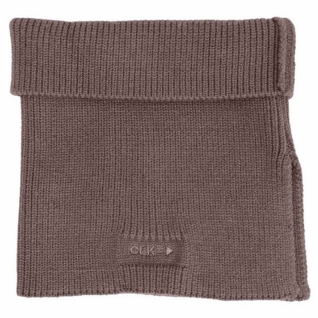 Cache-cou en tricot - Moka | Calikids