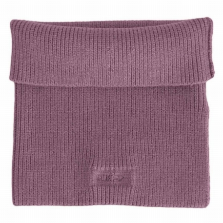 Cache-cou en tricot - Orchidée poussièreuse | Calikids