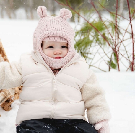 Balaclava en tricot doux - Lotus | Calikids