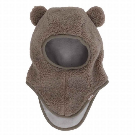 Balaclava en berbère doux - Moka | Calikids