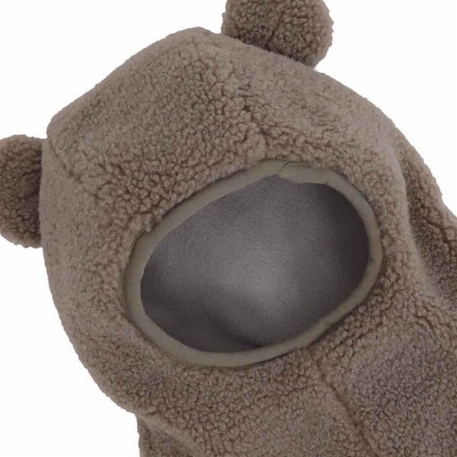 Balaclava en berbère doux - Moka | Calikids