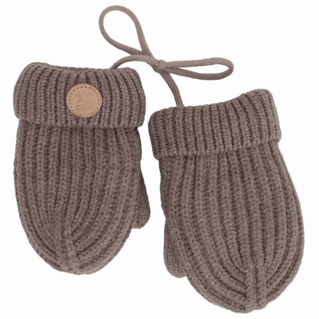 Mitaines en tricot doux - Moka | Calikids