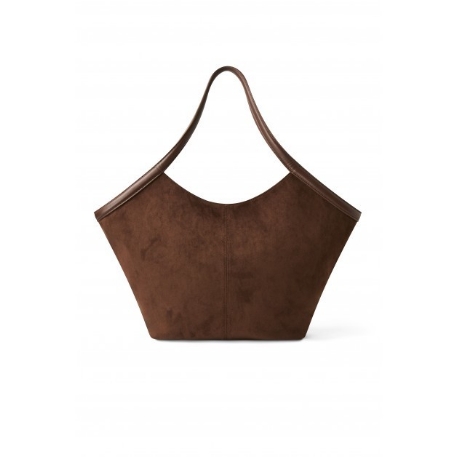 Le ALISON - Sac fourre-tout en suède - Chocolat | Lambert