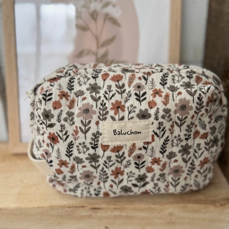 Trousse à cosmétique rectangle - Automne | Baluchon