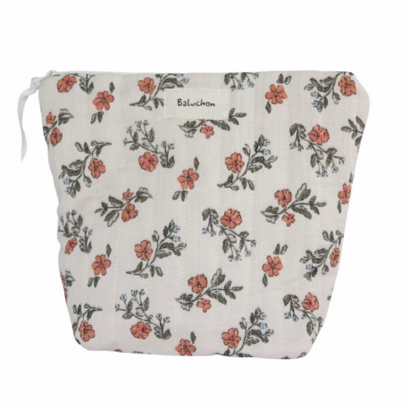 Trousse à cosmétique - Corail - Moyen | Baluchon