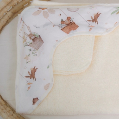 Sortie de bain pour bébé - Lapin | Baluchon