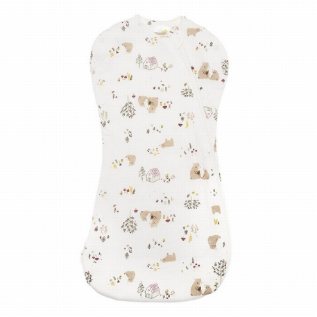 Sac de nuit en bambou pour nouveau-né - Ours (1 Tog) | Perlimpinpin