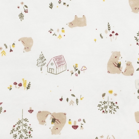 Sac de nuit en bambou pour nouveau-né - Ours (1 Tog) | Perlimpinpin