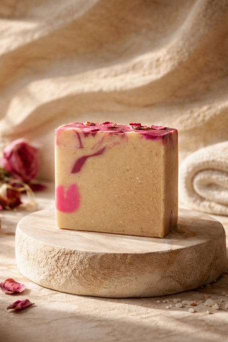 Savon en barre - Cerise | Savonnerie Poussière D'Étoile