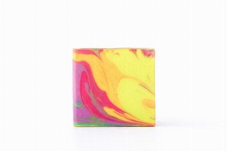 Savon en barre - Sorbet Arc-en-ciel | Savonnerie Poussière D'Étoile