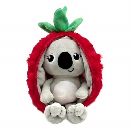 Peluche Flipetz - Tartlet le koala-framboise | Les Déglingos