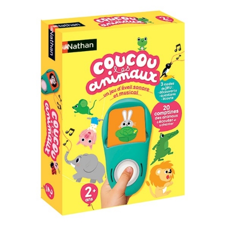 Coucou les animaux- Jeu d' éveil sonore et musical