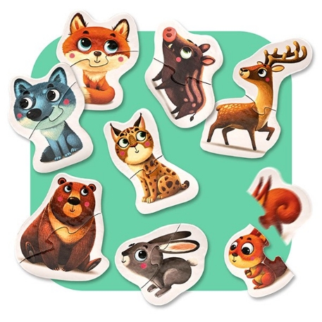 Casse tête - Animaux de la montagne | Puzzlika