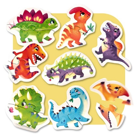 Casse tête - Joyeux dinosaures | Puzzlika