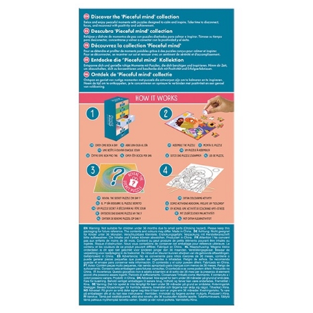 Pieceful mind - 6 puzzles de 54 pièces et activités - Prend un moment | Jumbo