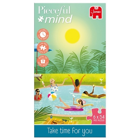 Pieceful mind - 6 puzzles de 54 pièces et activités - Prenez un temps pour vous | Jumbo