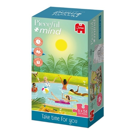 Pieceful mind - 6 puzzles de 54 pièces et activités - Prenez un temps pour vous | Jumbo