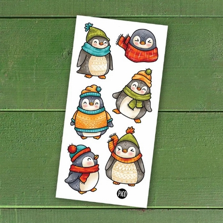Tatouages temporaires - Les chaleureux manchots | PiCO