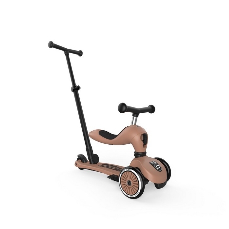 Trotinette - Highwaykick 1 Push & Go - Mocha | Scoot & Ride