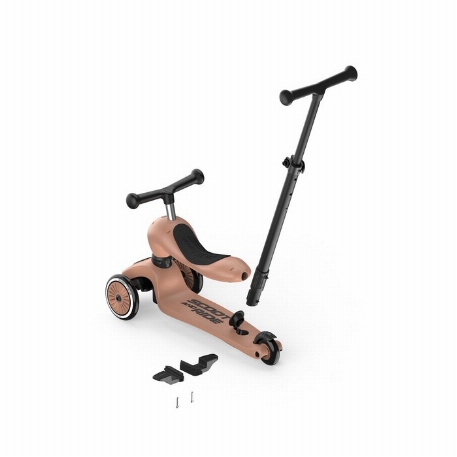 Trotinette - Highwaykick 1 Push & Go - Mocha | Scoot & Ride