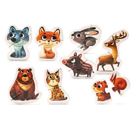 Casse tête - Animaux de montagne | Puzzlika