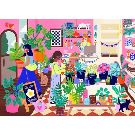 Casse tête 500 mcx - Plantes et Fleurs, Coquiette | Holiyay