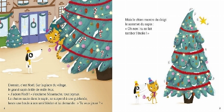 Mes p'tits albums - Le Noël de Moustache | Auzou