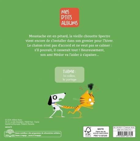 Mes p'tits albums - Calme-toi Moustache | Auzou