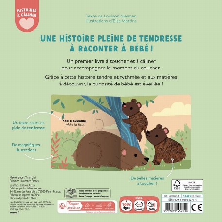 Histoires à Caliner - Mes Amours | Auzou