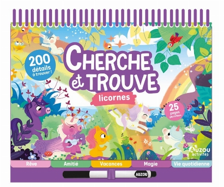 Cherche et trouve - Licornes | Auzou