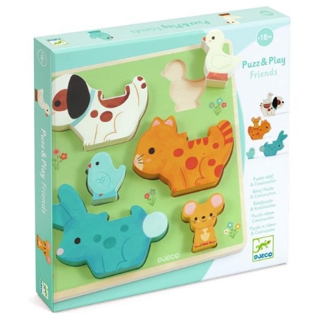 Puzz & Play Friends | Djeco