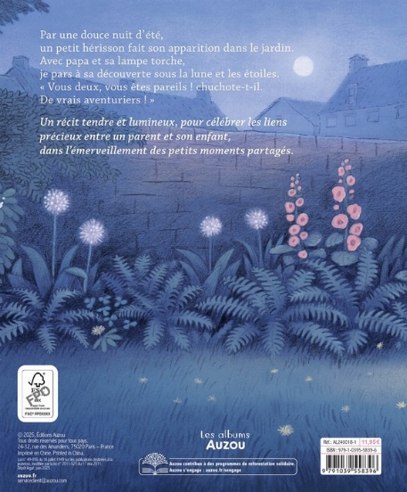 Les albums Auzou - La Nuit du Hérisson | Auzou