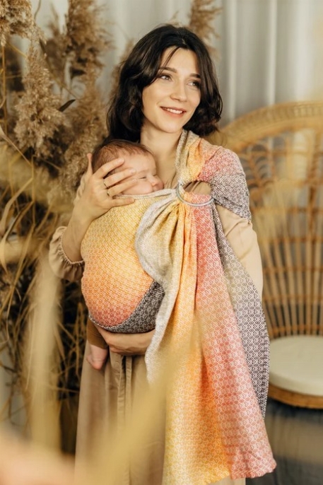 Écharpe Ring Sling - Tissage Jacquard - Little love madison | LennyLamb