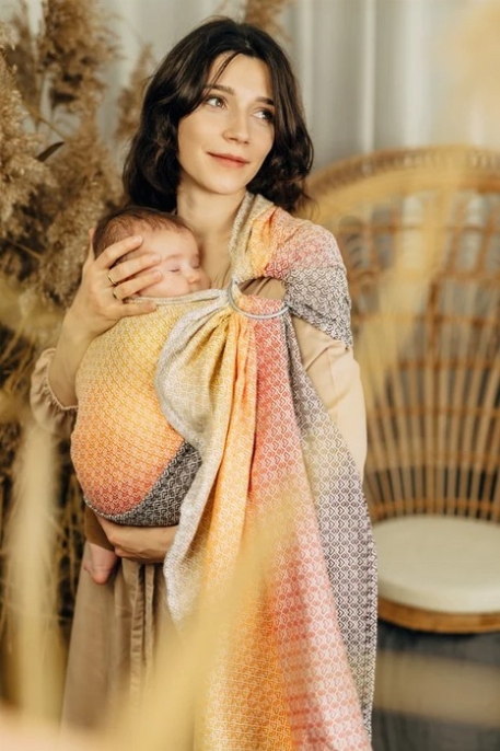 Écharpe Ring Sling - Tissage Jacquard - Little love madison | LennyLamb