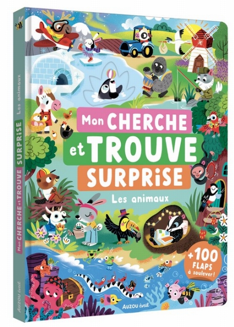 Mon cherche et trouve Surprise - Les Animaux | Auzou