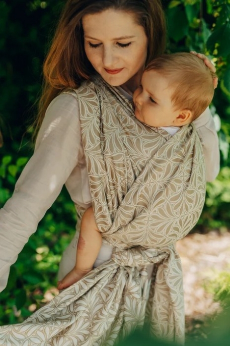 Écharpe Tissée - Tissage Jacquard - Infinity golden hour | LennyLamb TAILLE M (4.6 mètres)