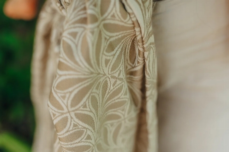 Écharpe Tissée - Tissage Jacquard - Infinity golden hour | LennyLamb TAILLE M (4.6 mètres)