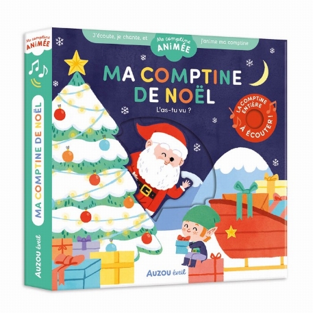 Ma comptine animée - Ma comptine de Noël - L'as-tu vu? | Auzou