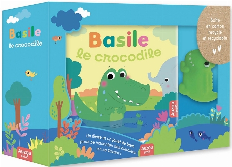 Mon premier livre de bain - Basile le crocodile | Auzou
