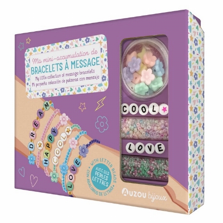 Mon superbe bijou - Ma mini accumulation de bracelets à message | Auzou