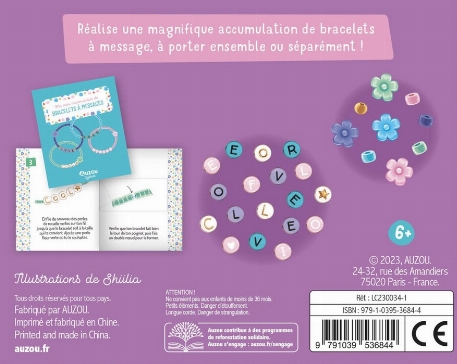 Mon superbe bijou - Ma mini accumulation de bracelets à message | Auzou