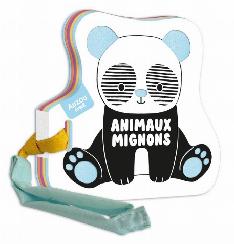Mon premier livre poussette en noir et blanc - Animaux mignons | Auzou